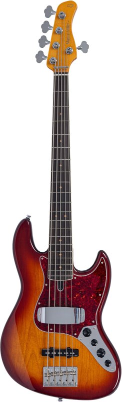 Sire - Sire V7 Vintage New Gen 4-String Jazz Bass Guitar with Marcus Vintage-J Revolution Pickups, Tobacco Sunburst #V7-VINALDER-4-NEWGEN-TS
