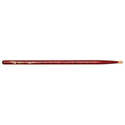 Vater Percussion - Color Wrap Hickory Drumsticks - Red Sparkle- 5A - Wood Tip #VCR5A