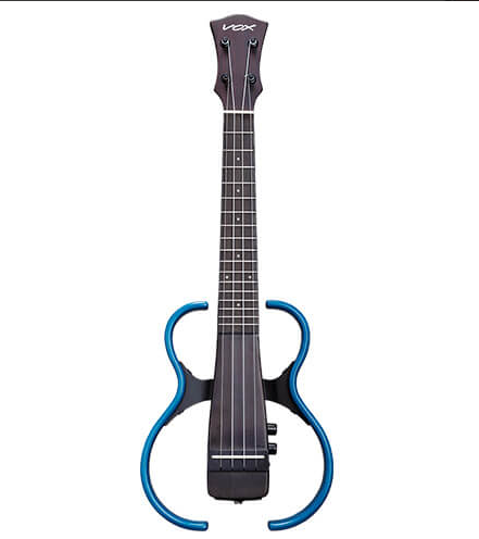 Vox - Frame Ukulele With Piezo Pickup & Effects, Flame Maple Blue #VFU1CFMTB