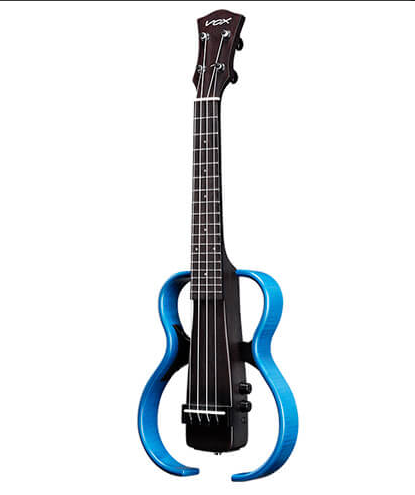 Vox - Frame Ukulele With Piezo Pickup & Effects, Flame Maple Blue #VFU1CFMTB