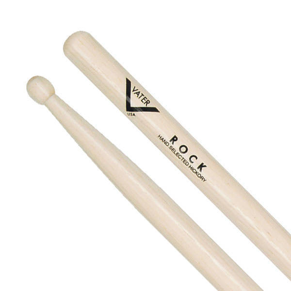 Vater Percussion - American Hickory Drumsticks - Rock - Wood Tip #VHRW
