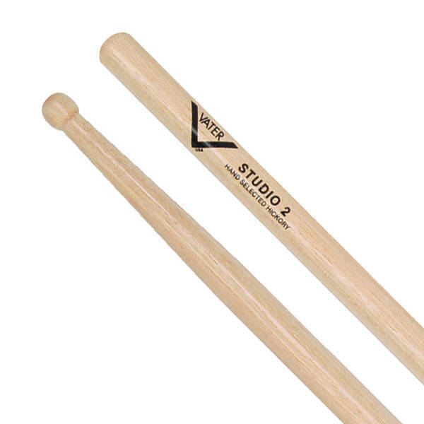 Vater Percussion - Studio 2 Hickory Drumsticks - Wood Tip #VHS2W
