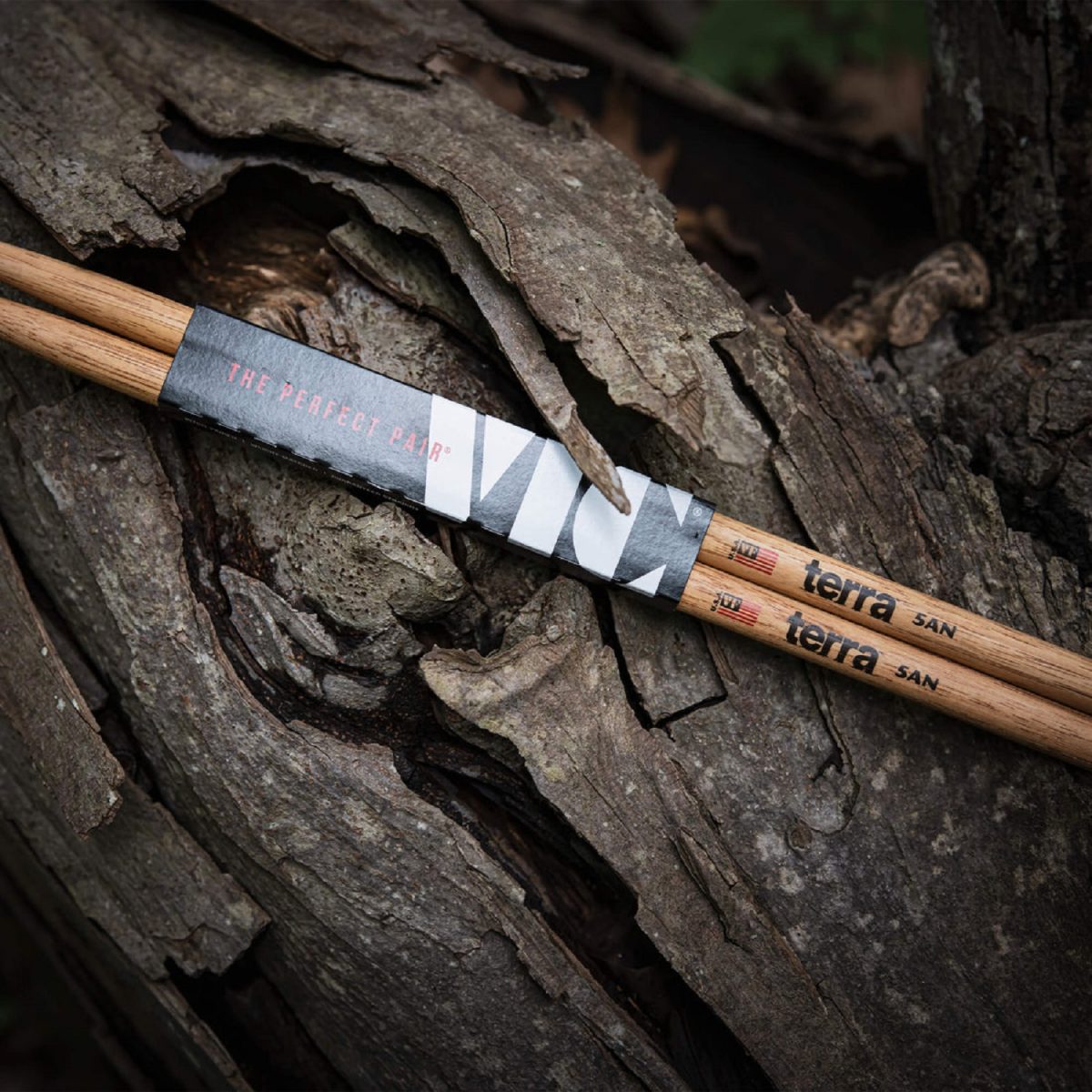 Vic Firth - 5ATN Terra Series Nylon Tip American Classic Drumsticks Nature