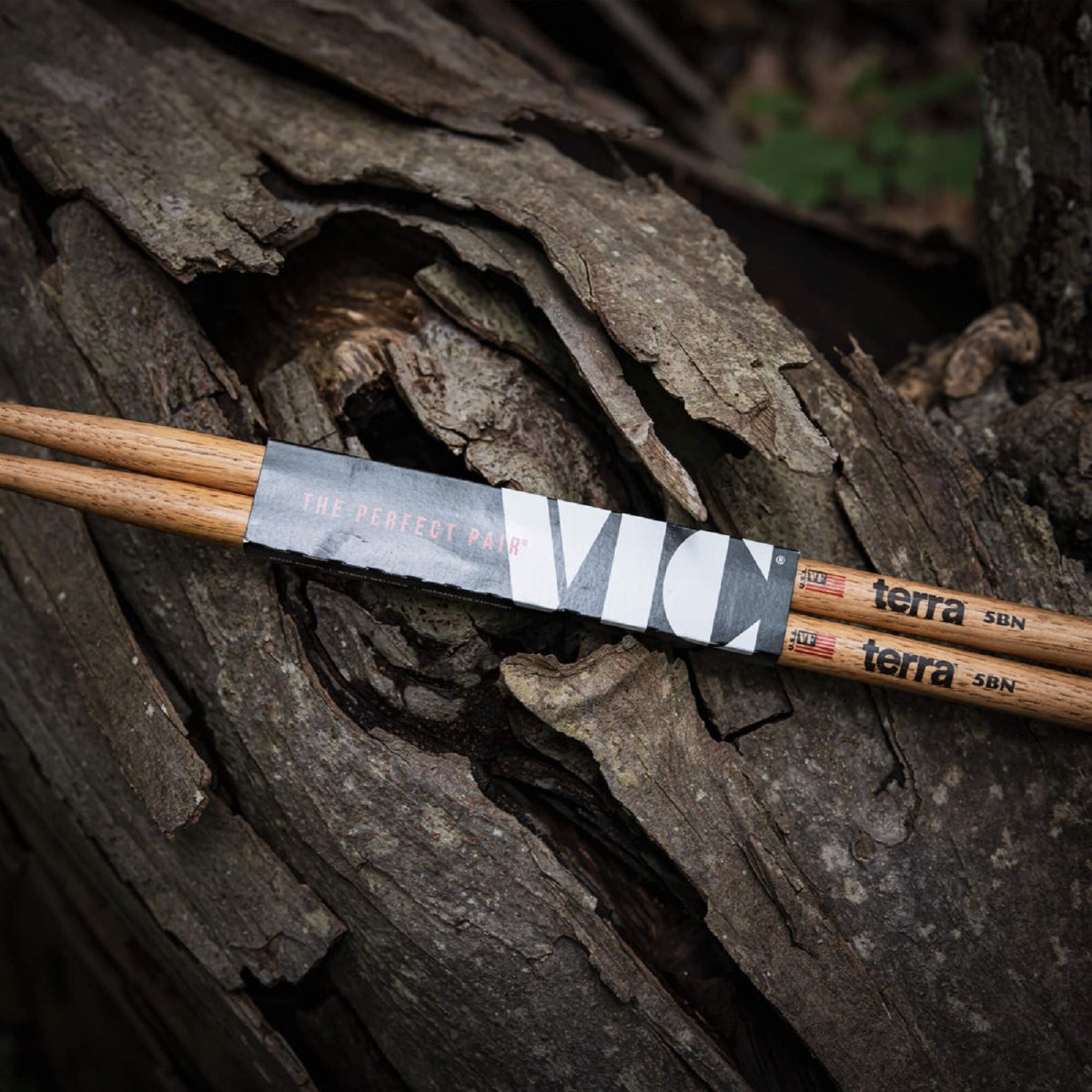 Vic Firth - 5BTN Terra Series Nylon Tip American Classic Drumsticks Nature