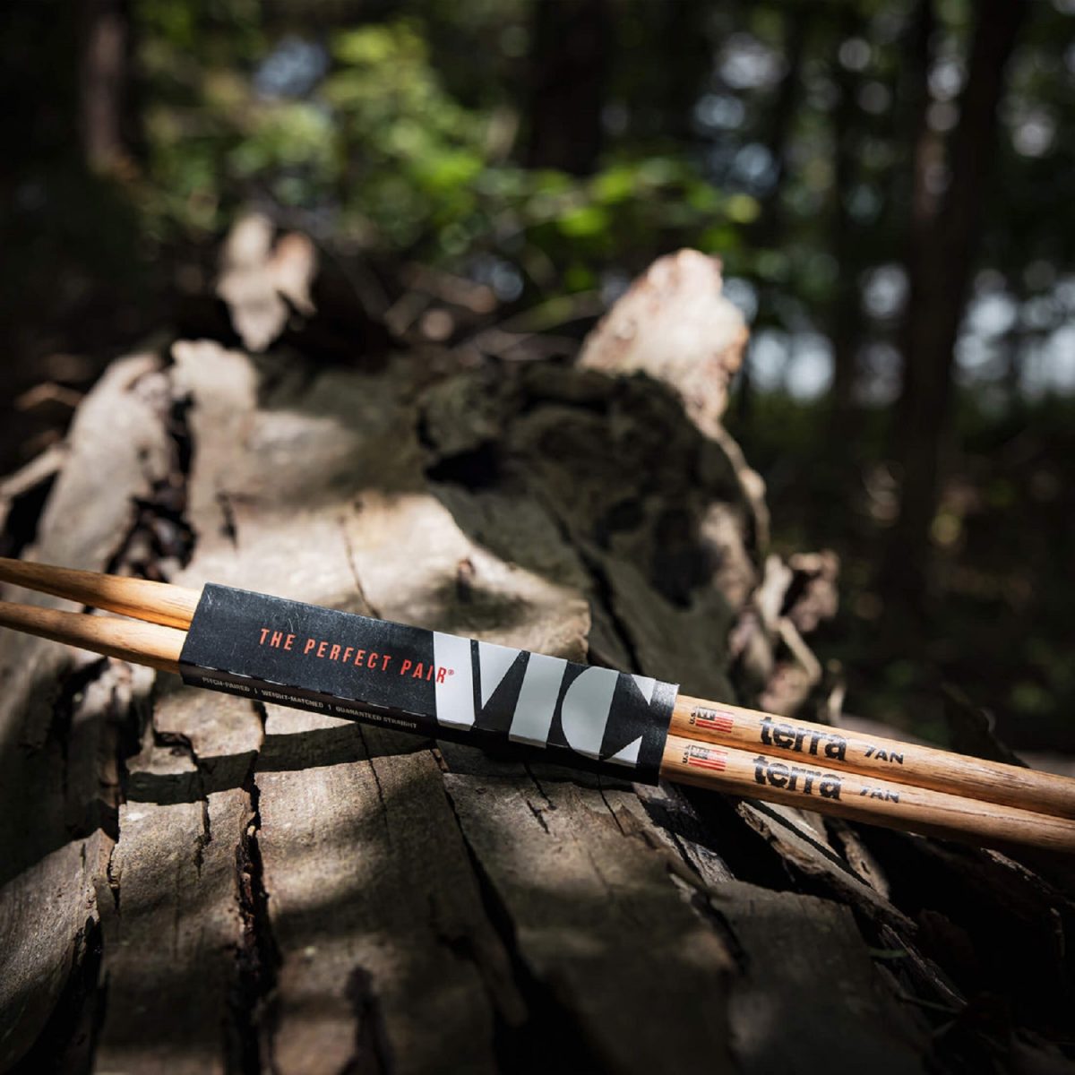 Vic Firth - 7ATN Terra Series Nylon Tip American Classic Drumsticks Nature