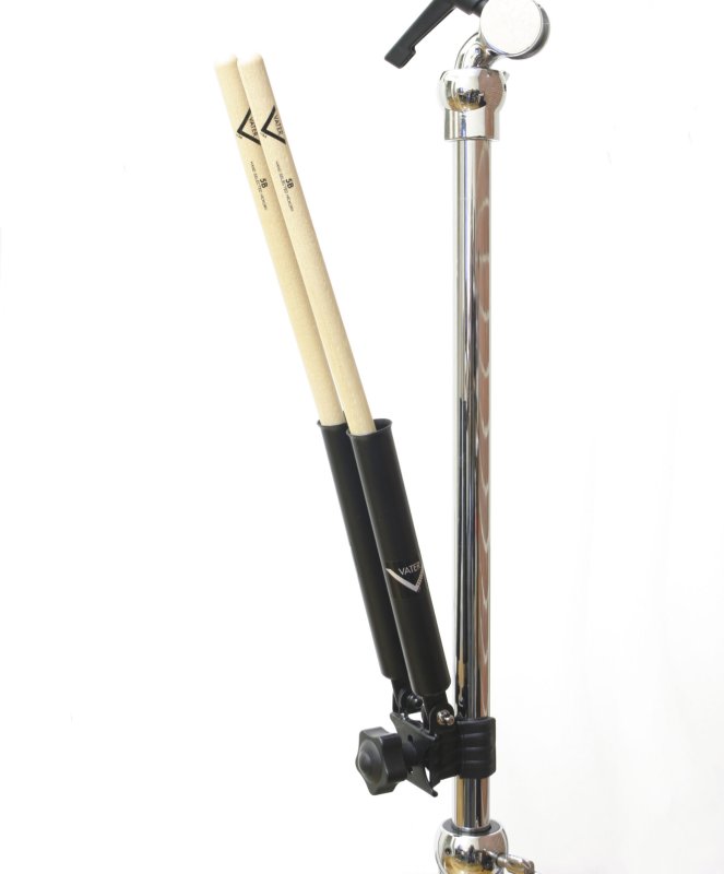 Vater Percussion - Single-pair Drum Stick Holder with Clamp-style Fasteners and Angle Adjustment #VSHS