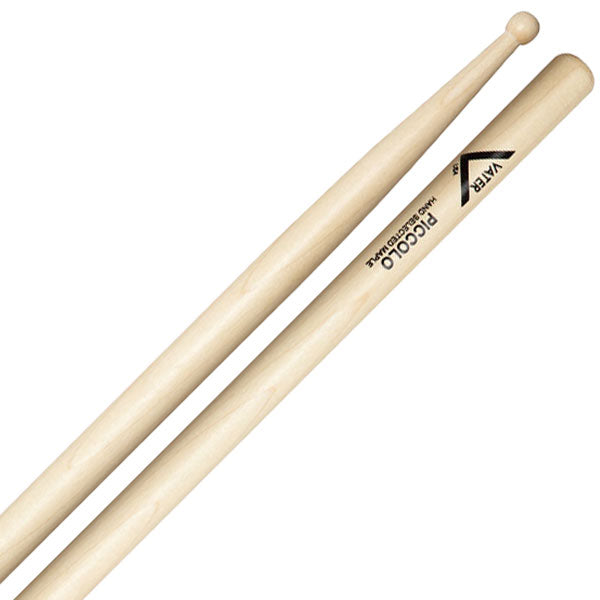 Vater Percussion - Sugar Maple Drumsticks - Piccolo - Wood Tip Drumsticks #VSMPW