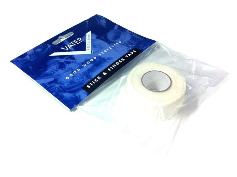 Vater Percussion - Stick & Finger Tape, White #VSTW