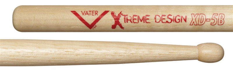 Vater Percussion - Xtreme Design 5B Hickory Drumsticks, Pair #VXD5BW