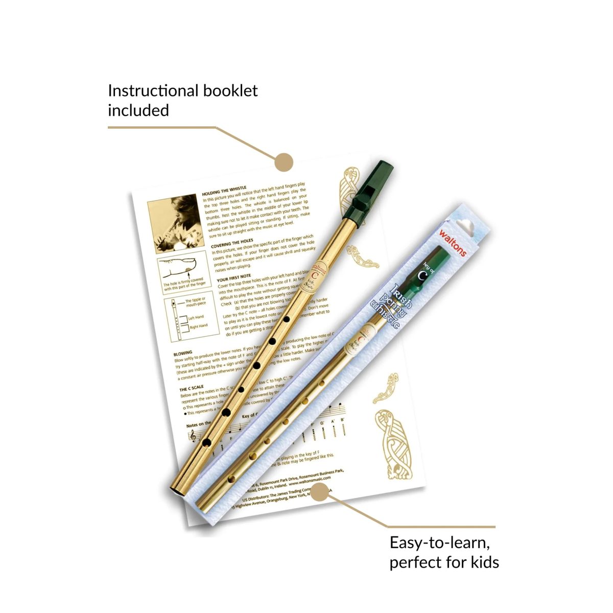 Waltons - Irish Penny Whistle - Key of C