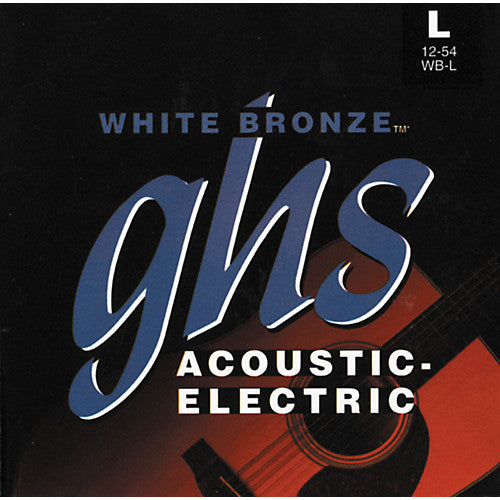 GHS - White Bronze Acoustic Guitar Strings - Light (.012-.054) #WB-L