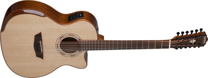 Washburn - 12 String Acoustic-Electric Guitar, Natural #WCG15SCE12-O