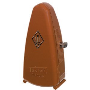 Wittner – 831 Métronome Taktell Piccolo sans cloche – Plastique brun acajou