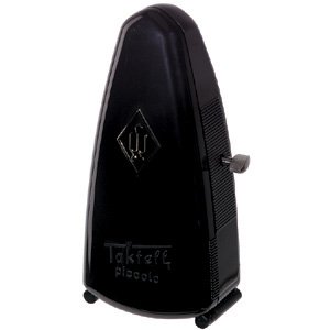 Wittner – 836 Métronome Taktell Piccolo sans cloche – Plastique noir