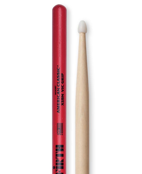Vic Firth - American Classic Extreme Vic Grip Nylon Tip 5B Drumsticks #X5BNVG