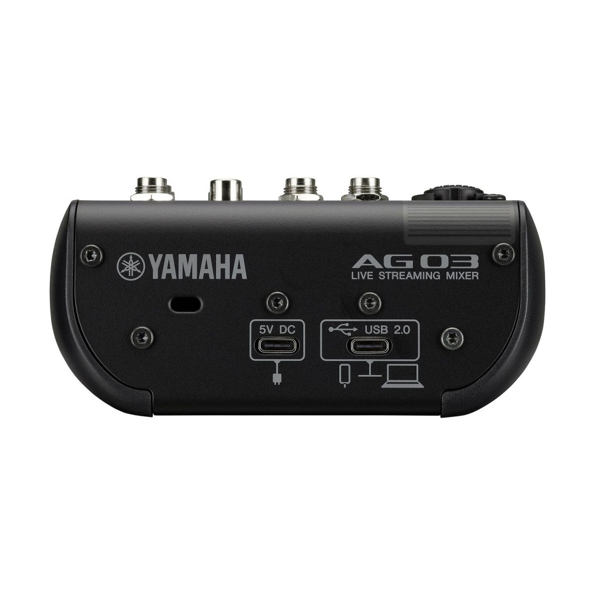 Yamaha - AG03MK2 - 3-Channel Live Streaming Loopback Audio USB Mixer Back