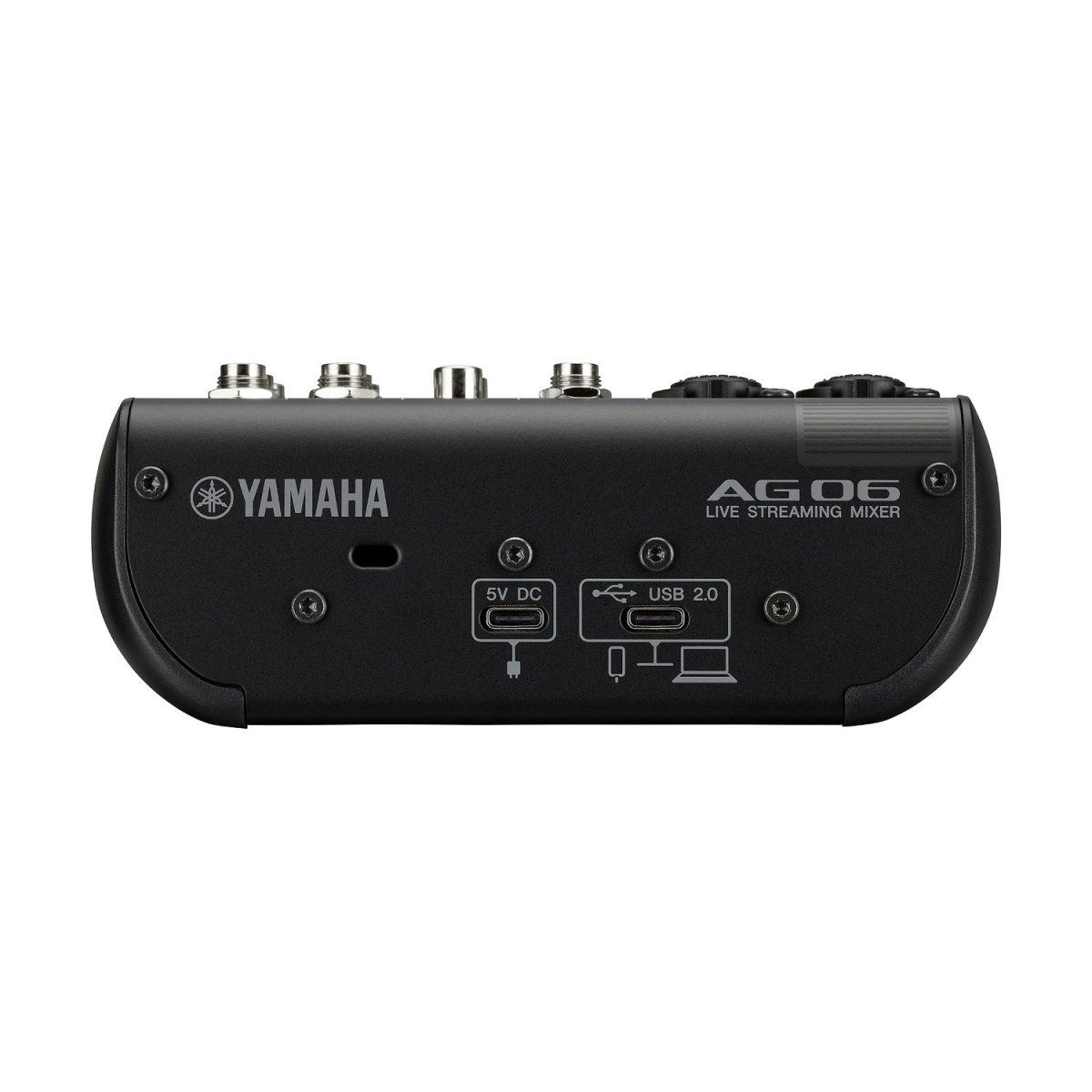 Yamaha - AG06MK2 - Live Streaming Mixer - Black Back