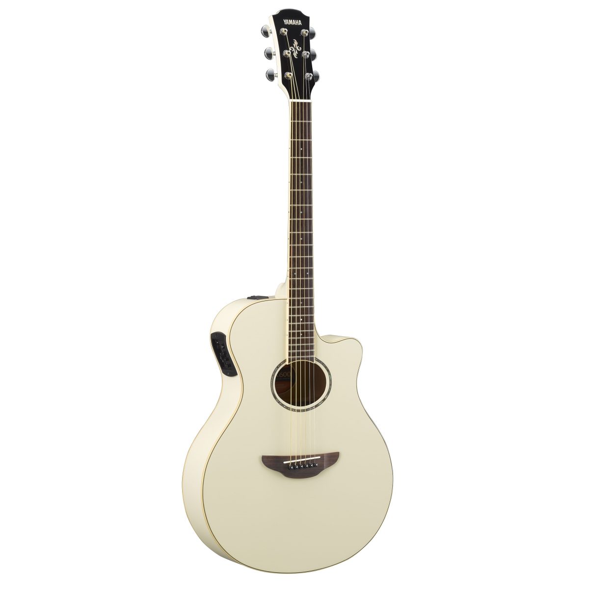 Yamaha – APX600 Vintage White Acoustic-Electric Guitar