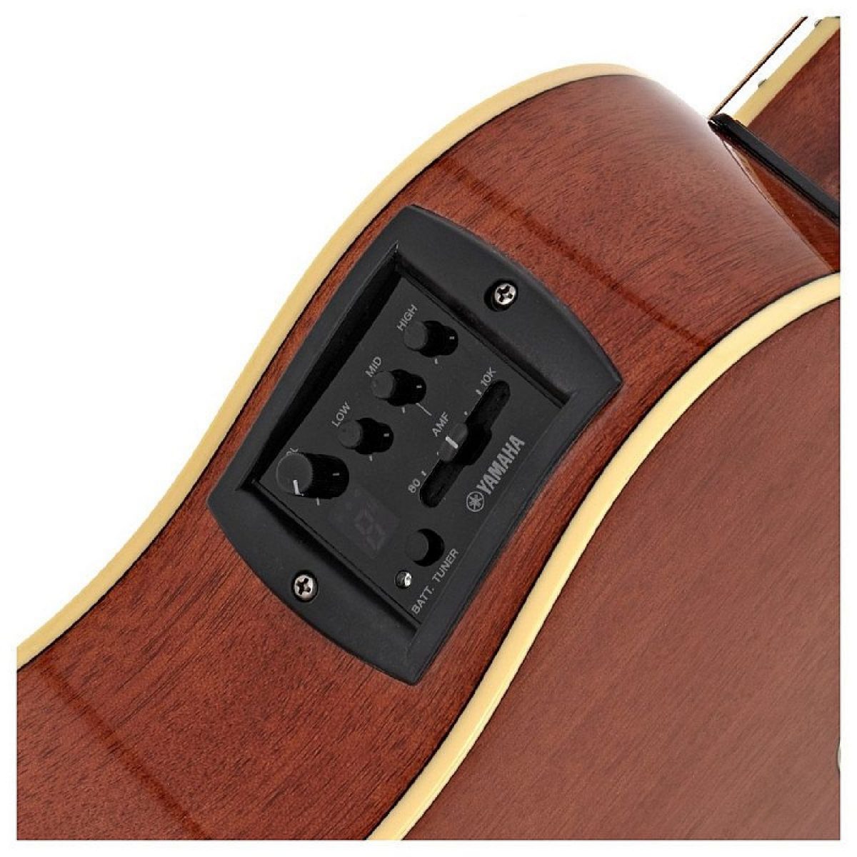 Yamaha - APX700IIL NT - Thin-Line Left Handed Acoustic Electric Guitar - Natural Tuner