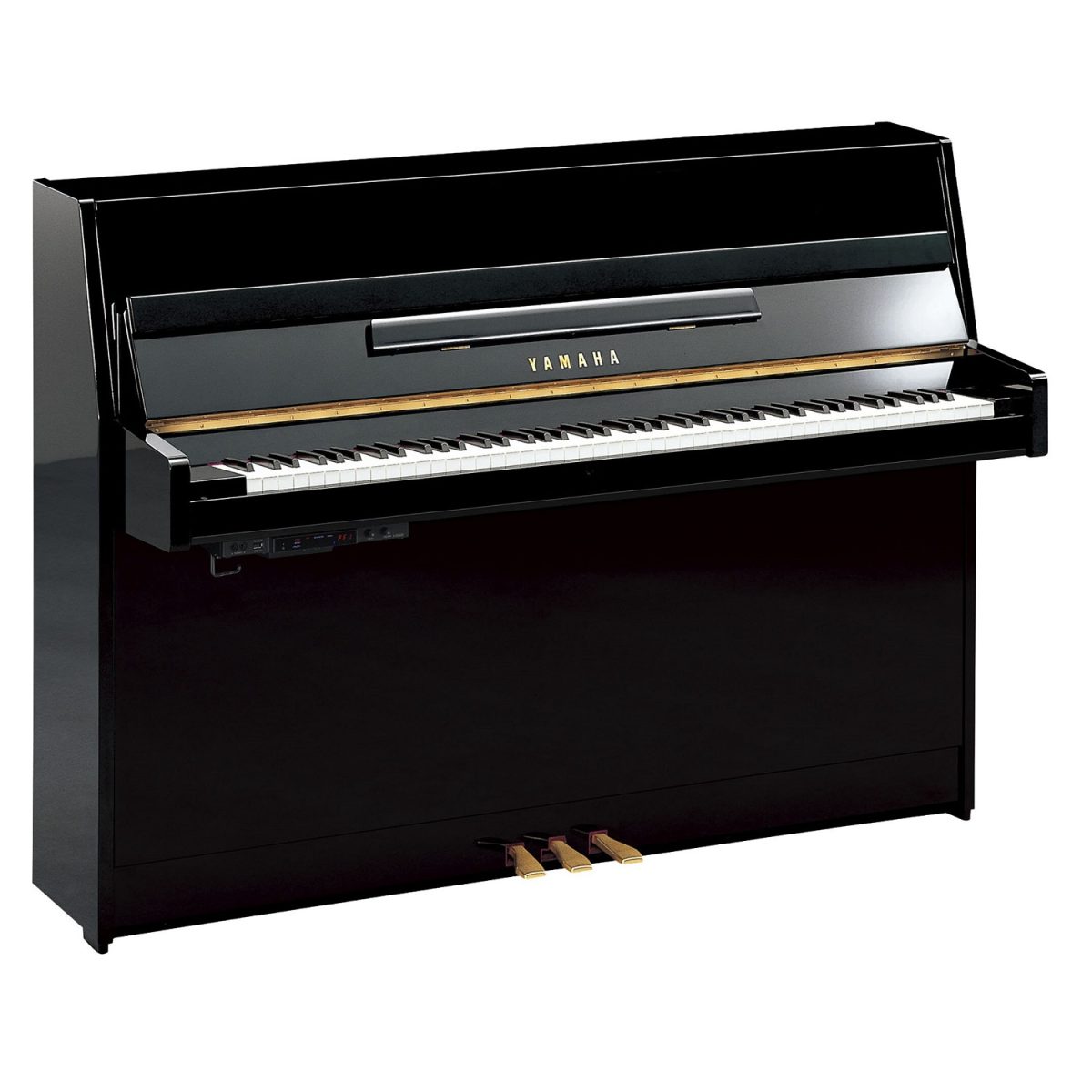 Yamaha - b1 TC3 TransAcoustic Upright Piano - Polished Ebony
