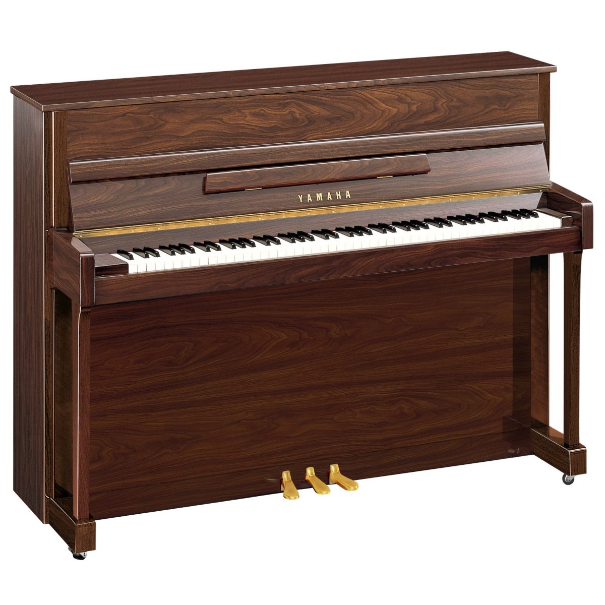 Yamaha - b2 Upright Piano Polished Walnut