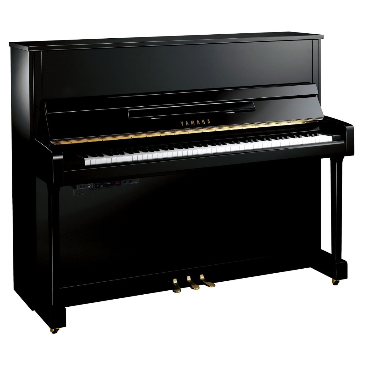 Yamaha - b3 TC3 TransAcoustic Upright Piano - Polished Ebony