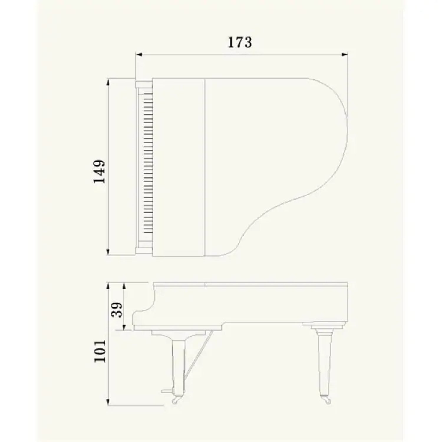 Yamaha C2X measures