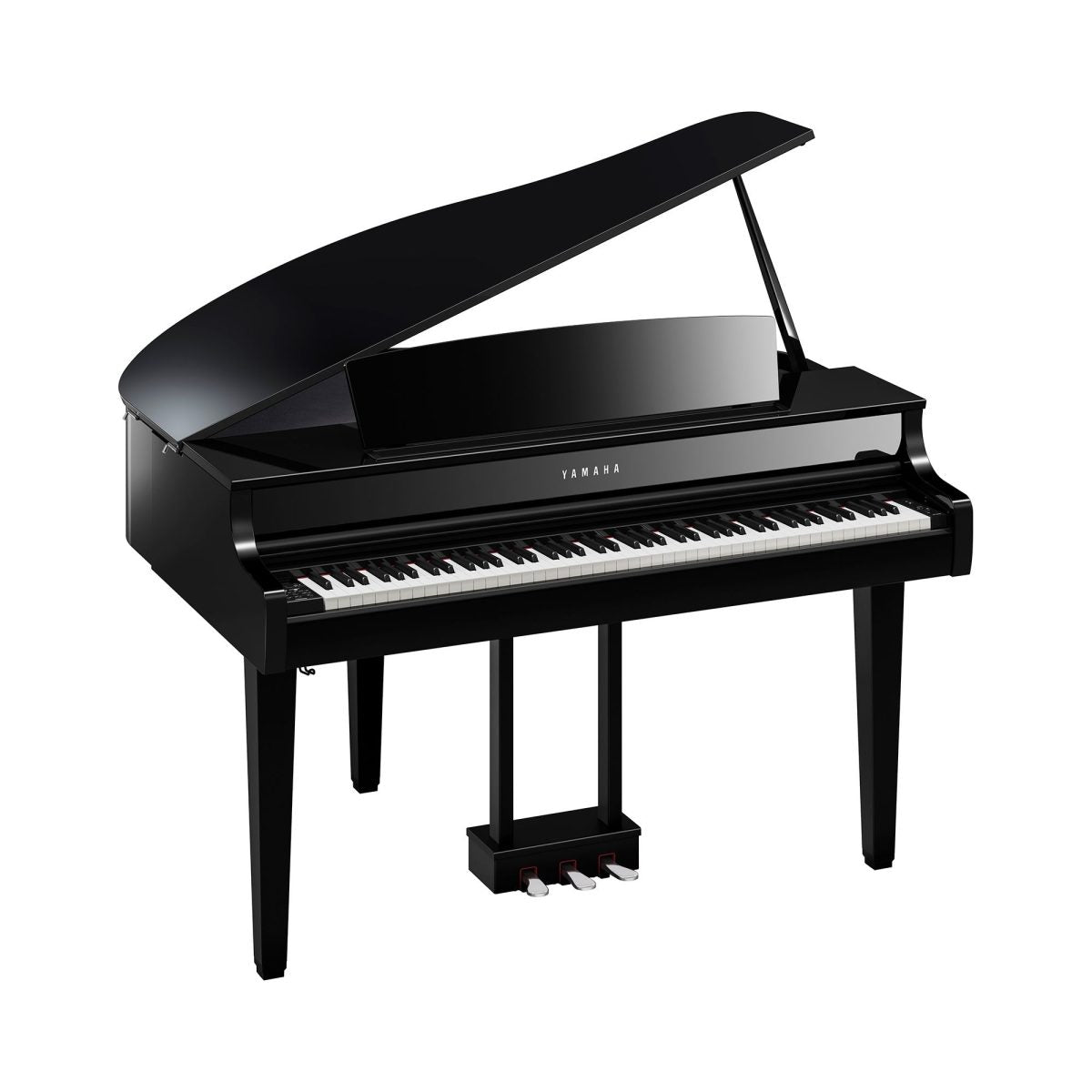 Yamaha - CLP-865GP Polished Ebony Clavinova Digital Grand Piano