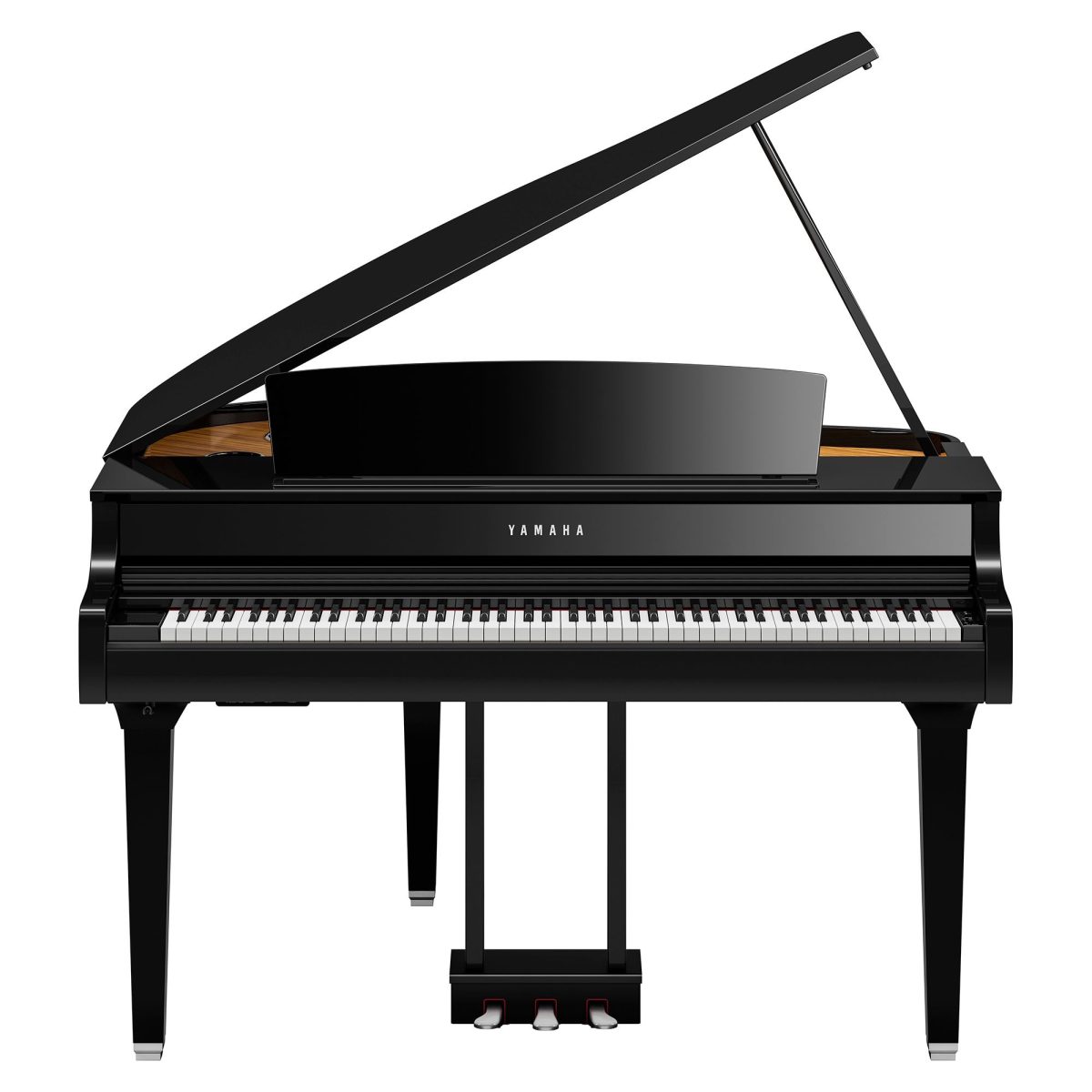 Yamaha - CLP-895GP Polished Ebony Clavinova Digital Grand Piano