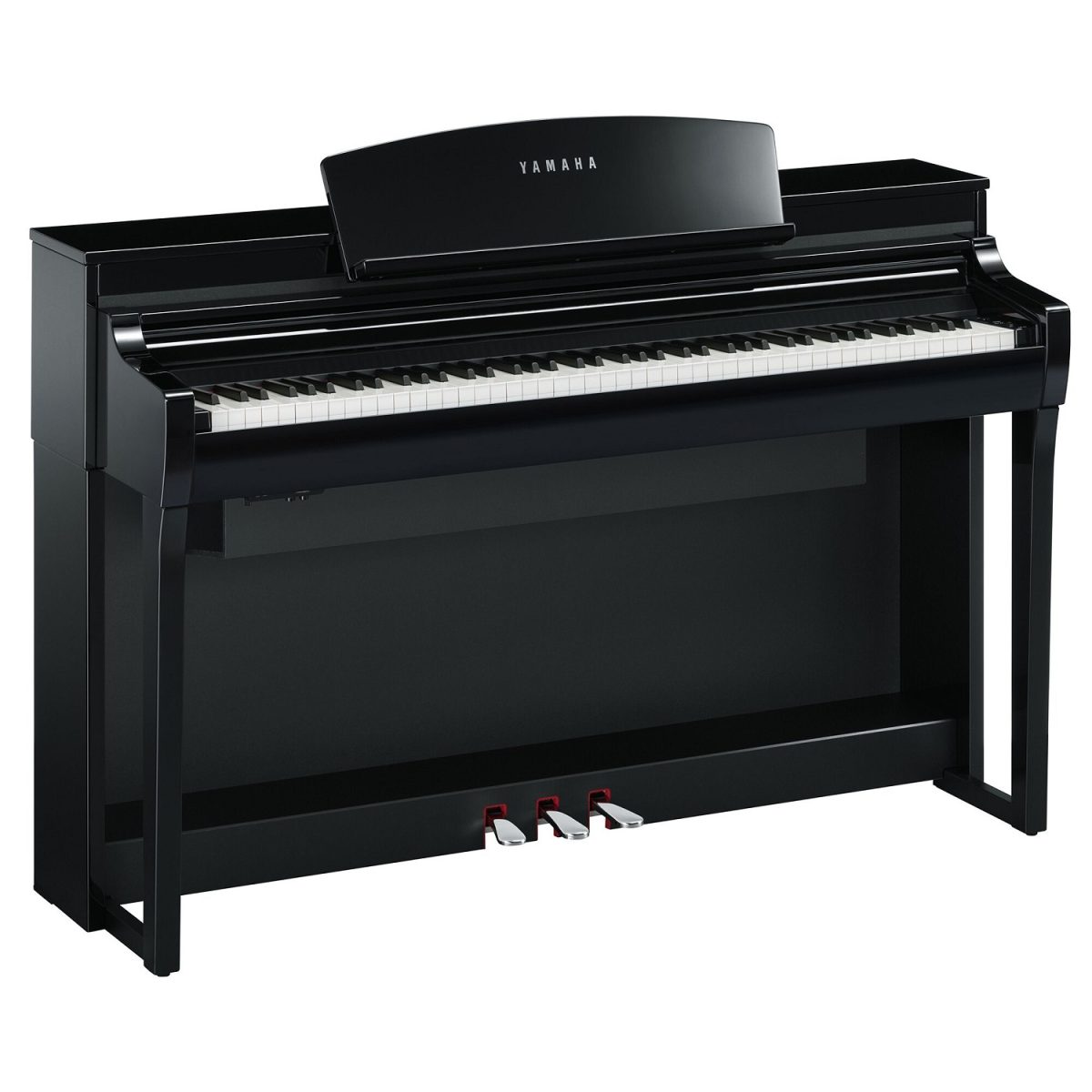 Yamaha - CSP-275 PE Clavinova - Polished Ebony Angle