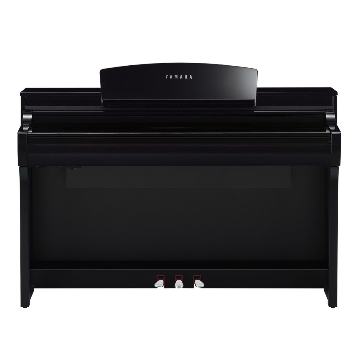 Yamaha - CSP-275 PE Clavinova - Polished Ebony Front Closed