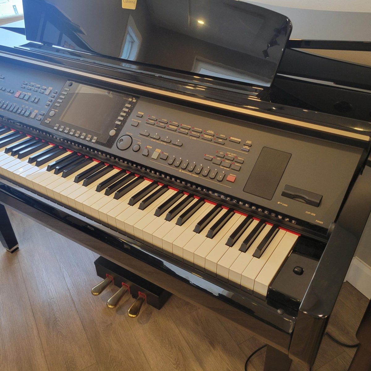 Yamaha – USED - CVP-309GP Polished Ebony Clavinova Digital Grand Piano