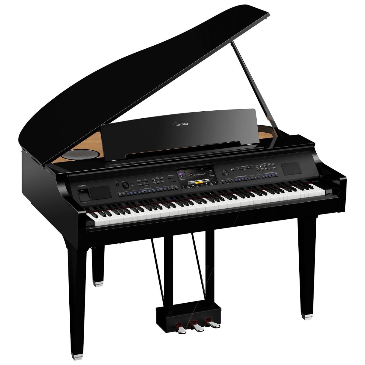Yamaha - CVP-909GP Polished Ebony Clavinova Digital Grand Piano