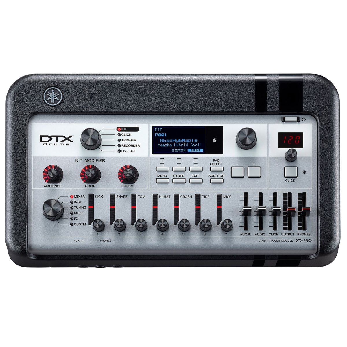 Yamaha - DTX10K-X Electronic Drum - Black Forest Module