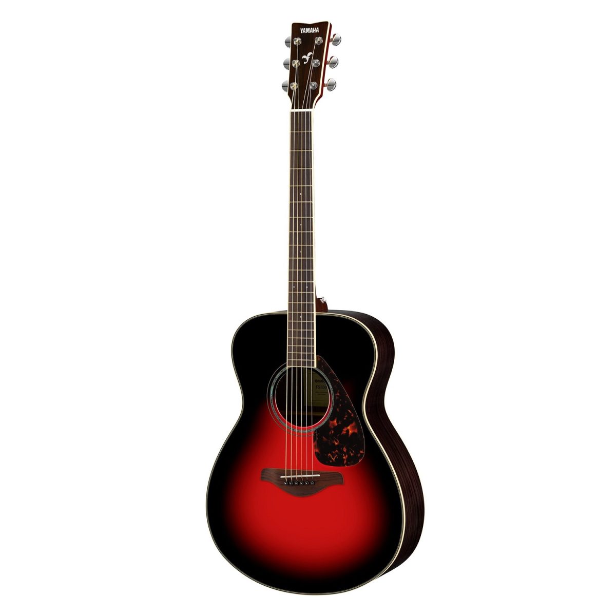 Yamaha - FS830 Small Body Acoustic Guitar - Dusk Sun Red