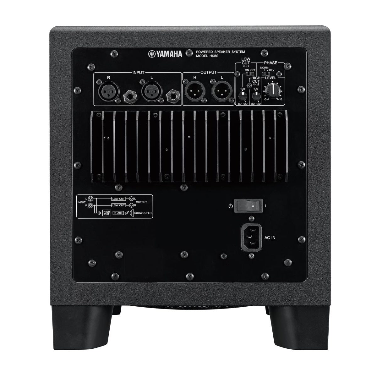 Yamaha - HS8S Powered Subwoofer