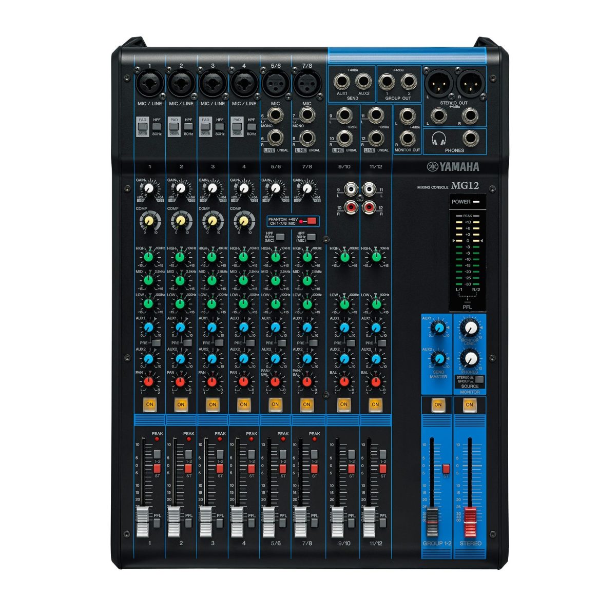 Yamaha - MG12 - 12-Channel Mixing Console