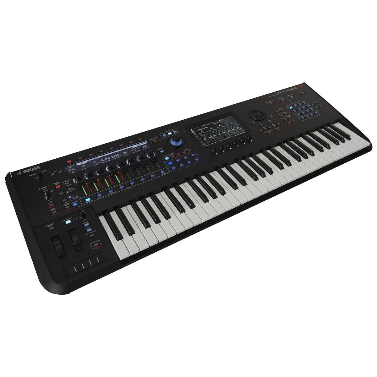 Yamaha - MONTAGE M6 Synthesizer 61 Keys Side