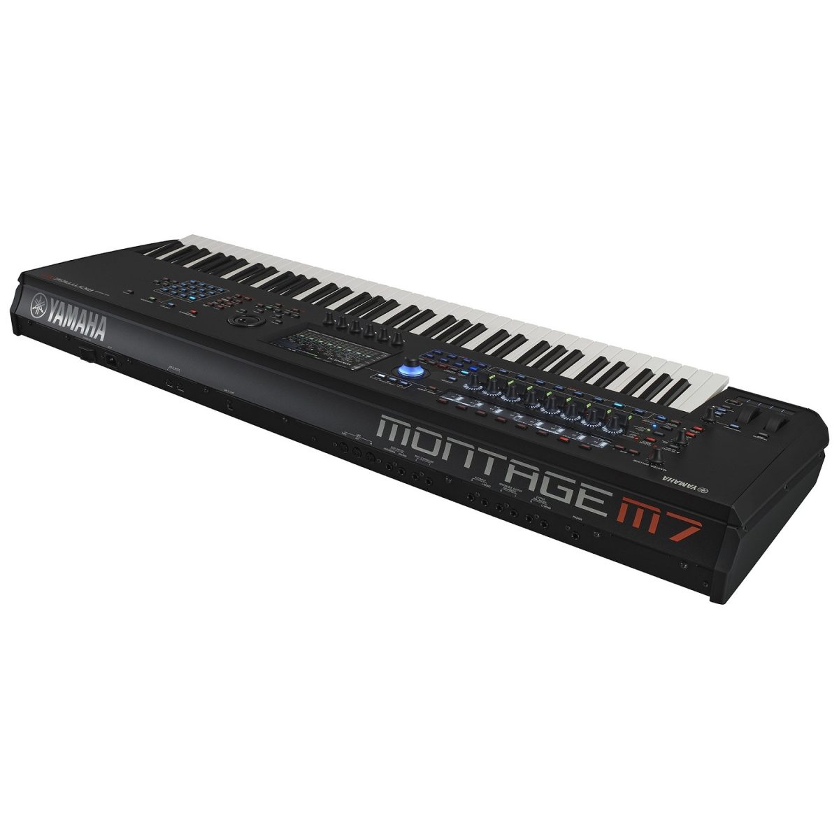 Yamaha - MONTAGE M7 Synthesizer 76 Keys Side Back