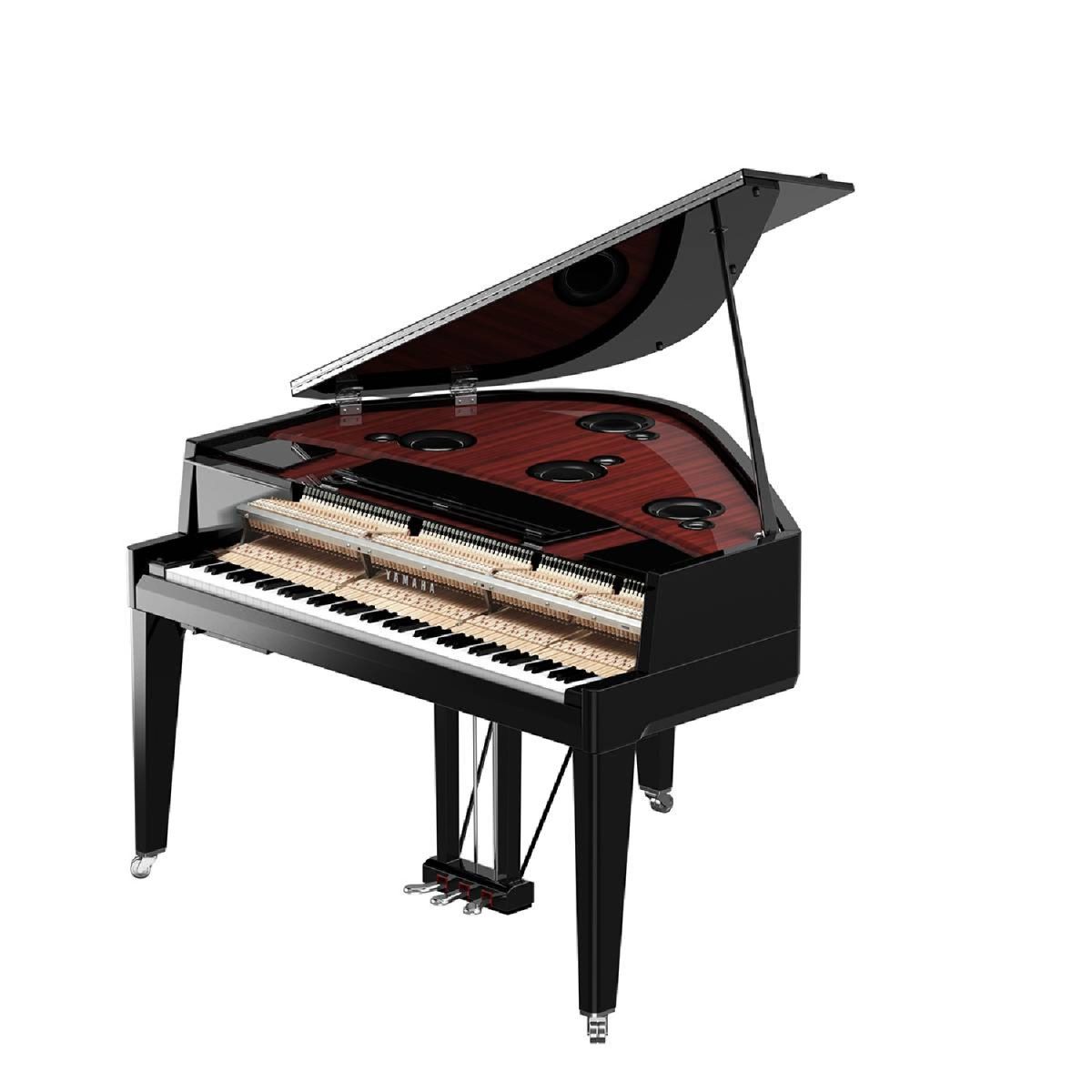 Yamaha - N3X Avant Grand Hybrid Piano Inside