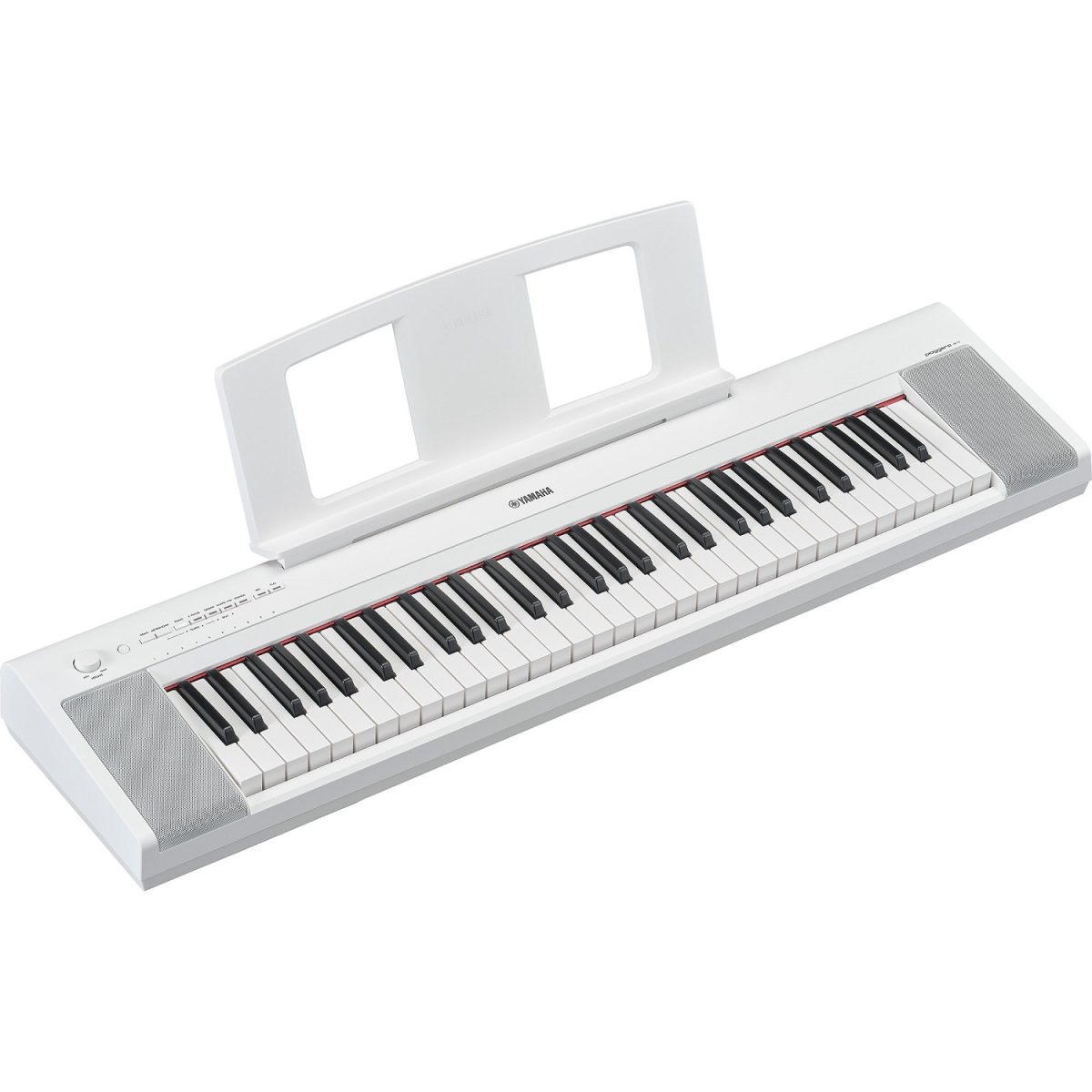 Yamaha - NP-15 Piaggero 61-Key Keyboard - White With Music Rest