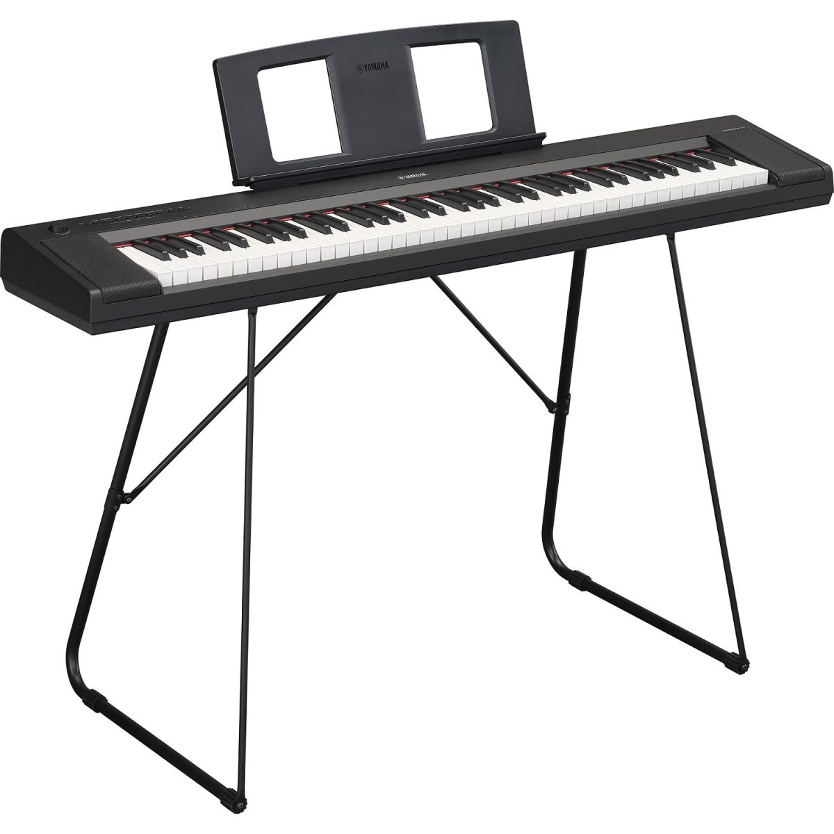 Yamaha - NP-35 Piaggero 76-Key Keyboard - Black With Stand
