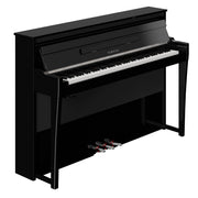 Yamaha - NU1XA AvantGrand Hybrid Upright Piano - Polished Ebony
