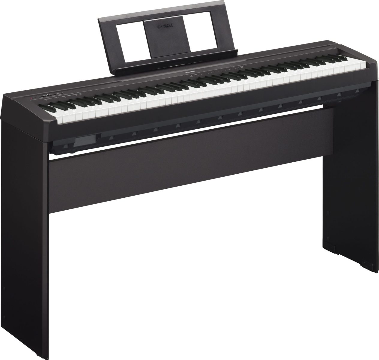 Yamah P45B with stand slant