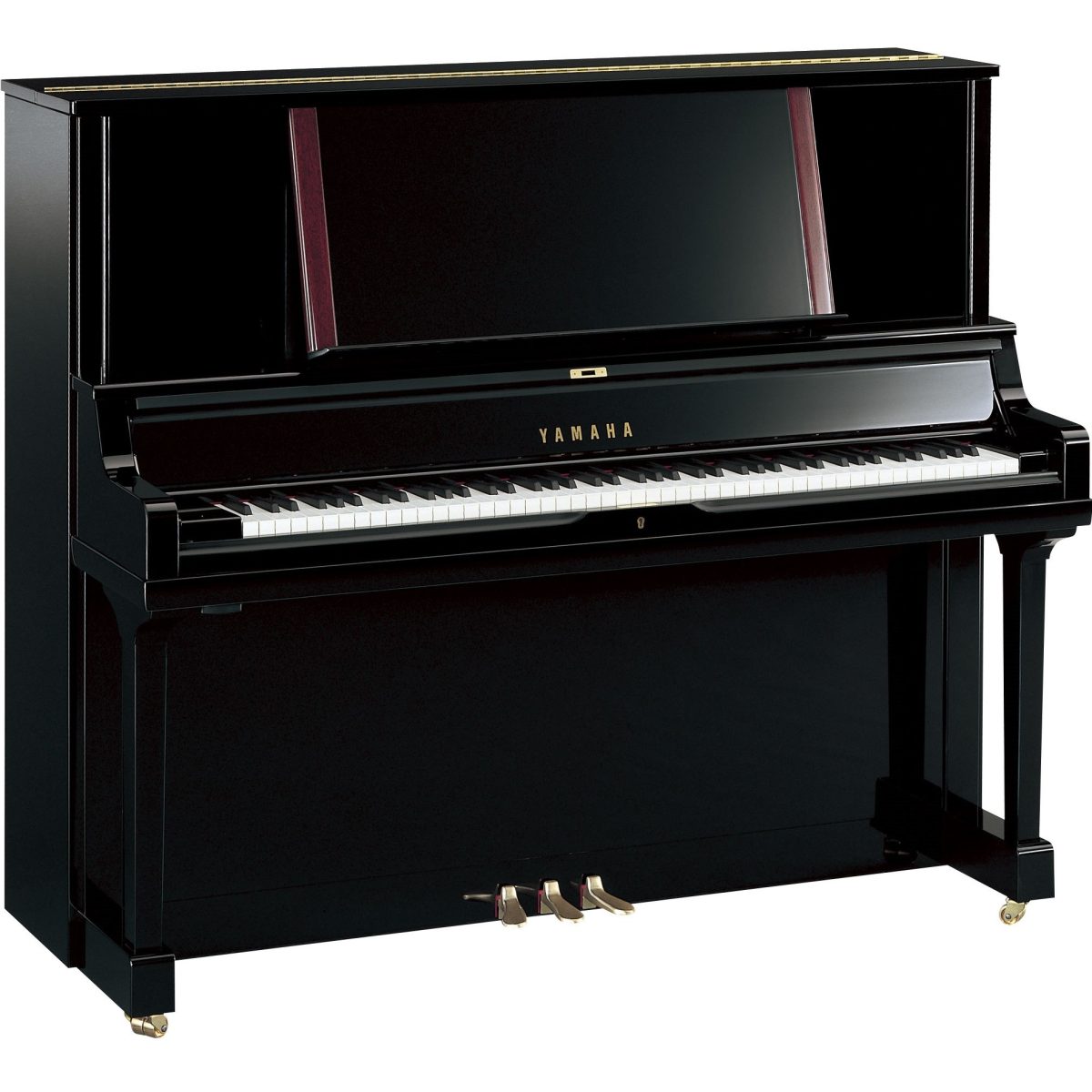 Yamaha YUS5PE 52" Upright Piano - Polished Ebony zoom