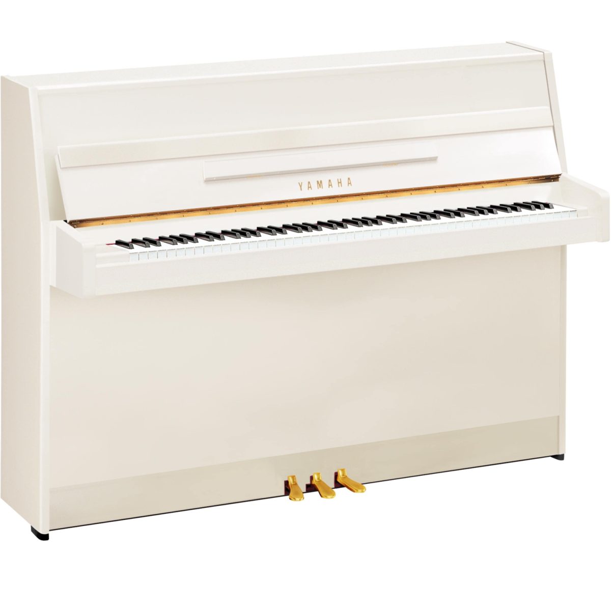 Yamaha - b1 Upright Piano Polished White