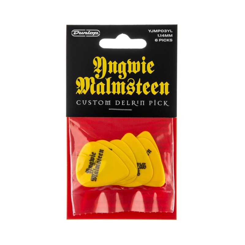 Dunlop - Yngwie Malmsteen Guitar Picks, 1.14mm (6-Pack) #YJMP03YL