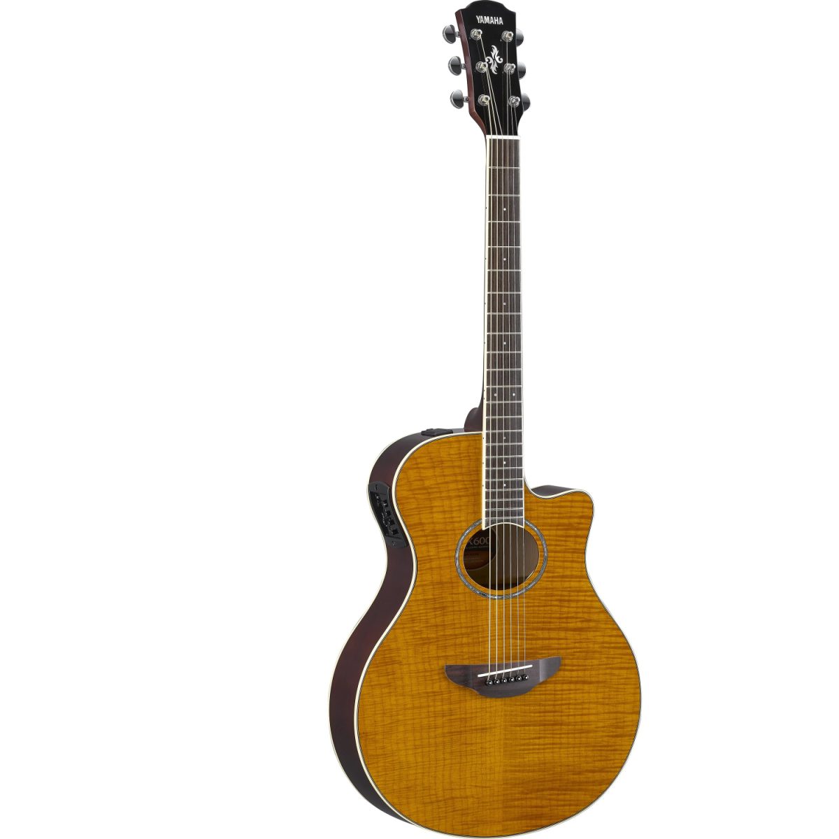 Yamaha - APX600 Series - Flame Maple - Top Amber