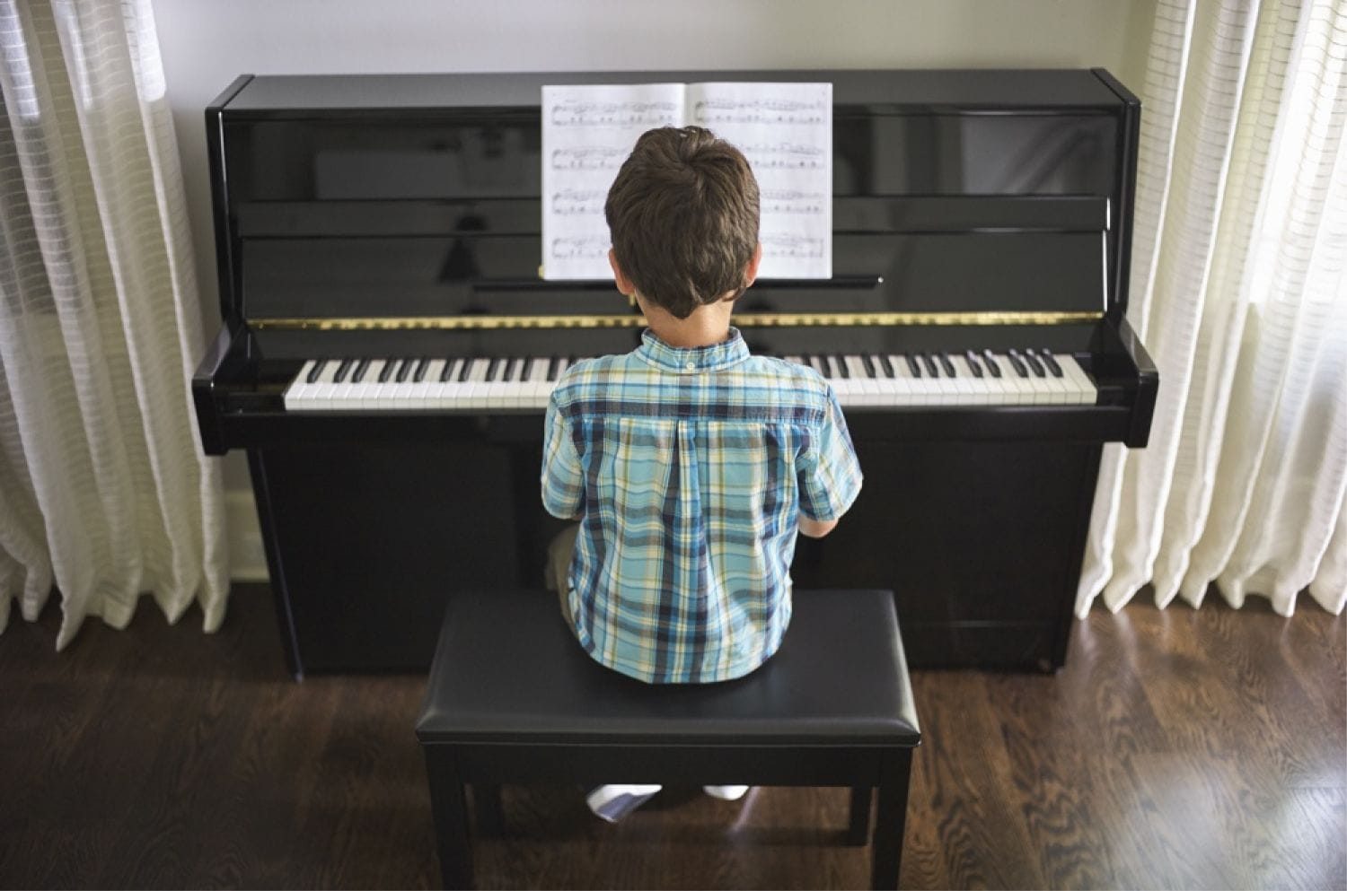 Yamaha - b1 Piano droit ébène lustré