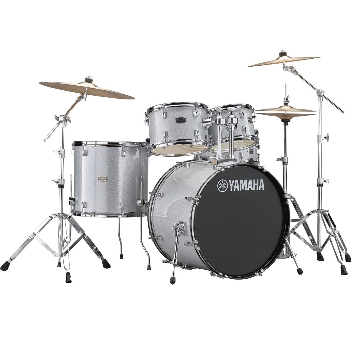 Yamaha - Rydeen - 5 pcs,10,12, 16FT, SD, 22, TH - SILVER GLITTER - RDP2F56WSLG